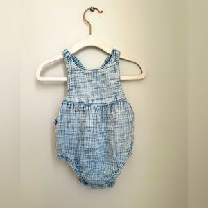 Baby Gap Soft Denim Bubble One- Piece